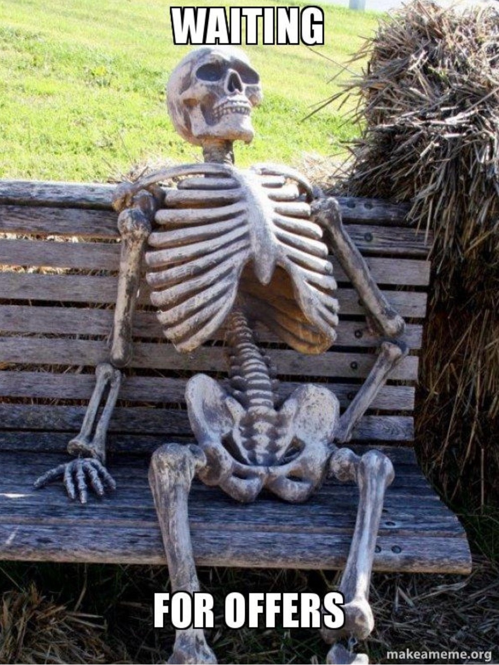 Skeleton meme